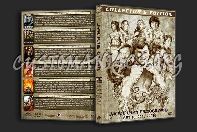 Jackie Chan Filmography - Set 16 (2013-2016) dvd cover