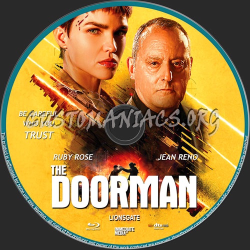 The Doorman blu-ray label