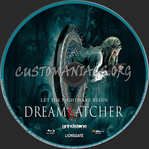 Dreamkatcher blu-ray label