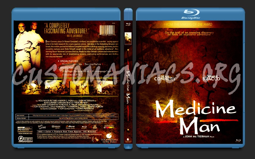 Medicine Man (1992) blu-ray cover