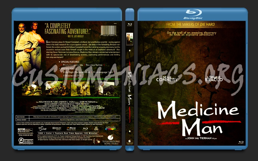 Medicine Man (1992) blu-ray cover