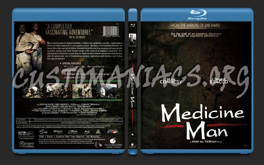 Medicine Man (1992) blu-ray cover