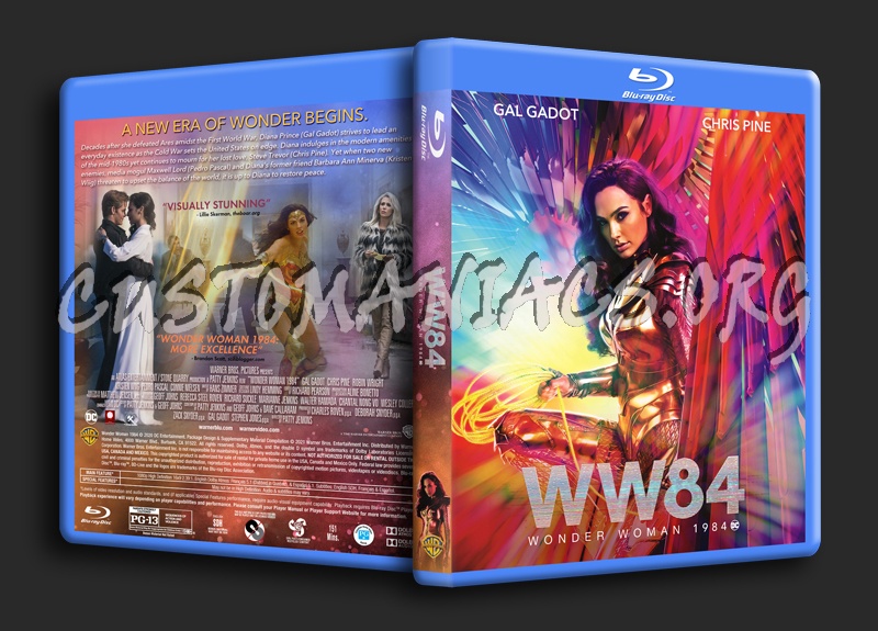 Wonder Woman 1984 dvd cover