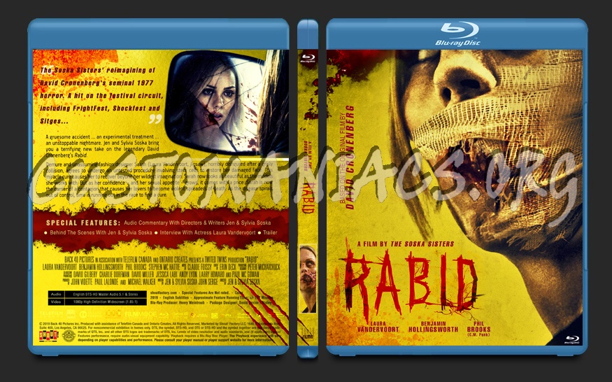 Rabid (2019) blu-ray cover