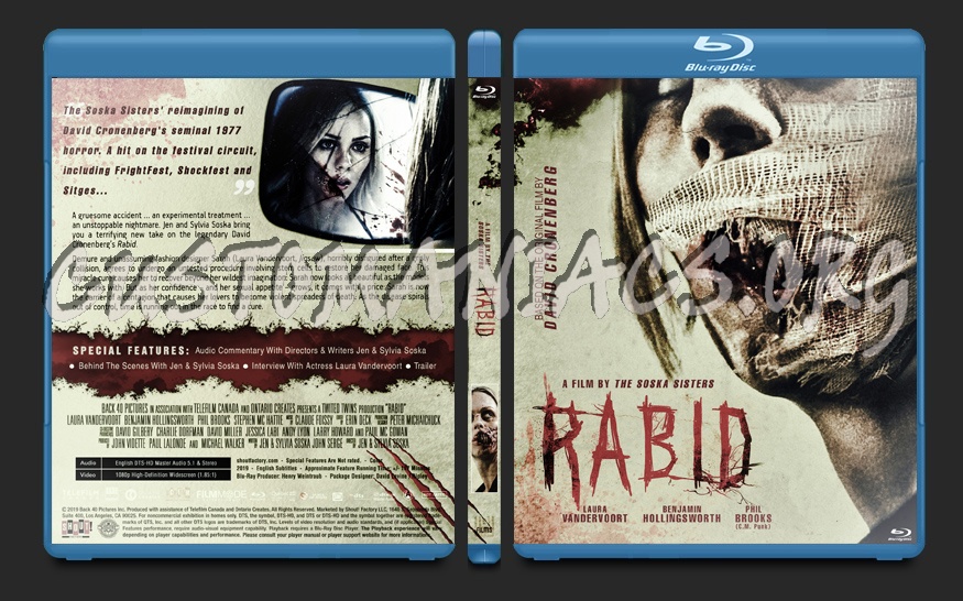 Rabid (2019) blu-ray cover