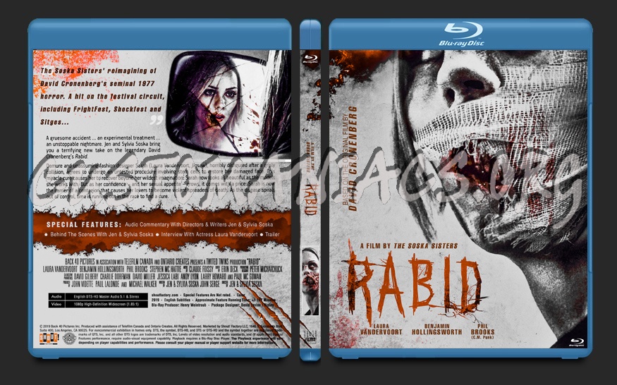 Rabid (2019) blu-ray cover