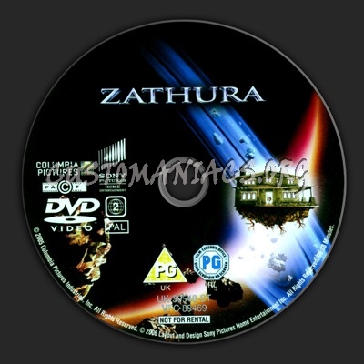 Zathura dvd label