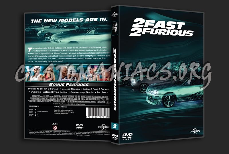 2 Fast 2 Furious dvd cover