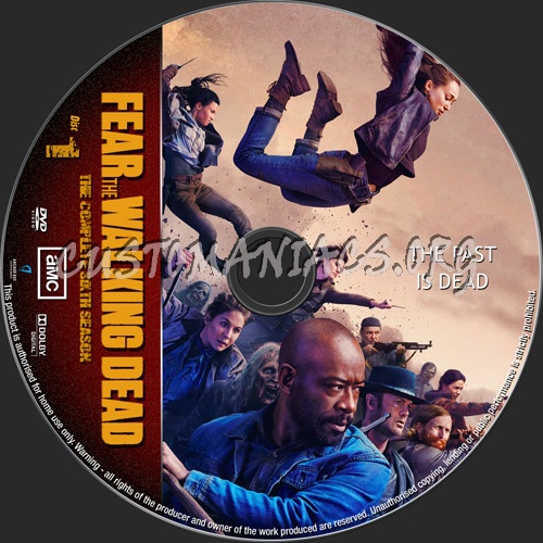 Fear The Walking Dead Season 6 dvd label