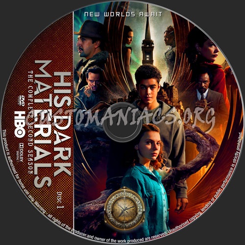 His Dark Materials Season 2 dvd label