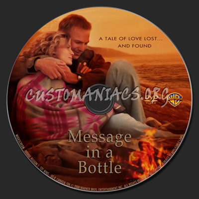 Message In A Bottle dvd label