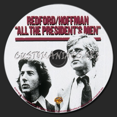 All The President's Men dvd label