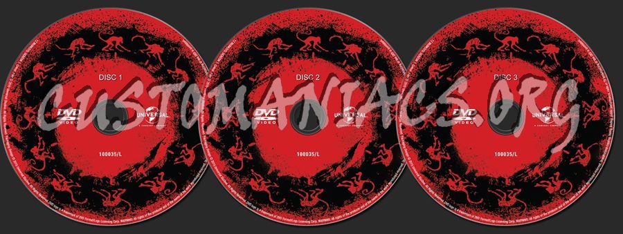 12 Monkeys Season 1 dvd label