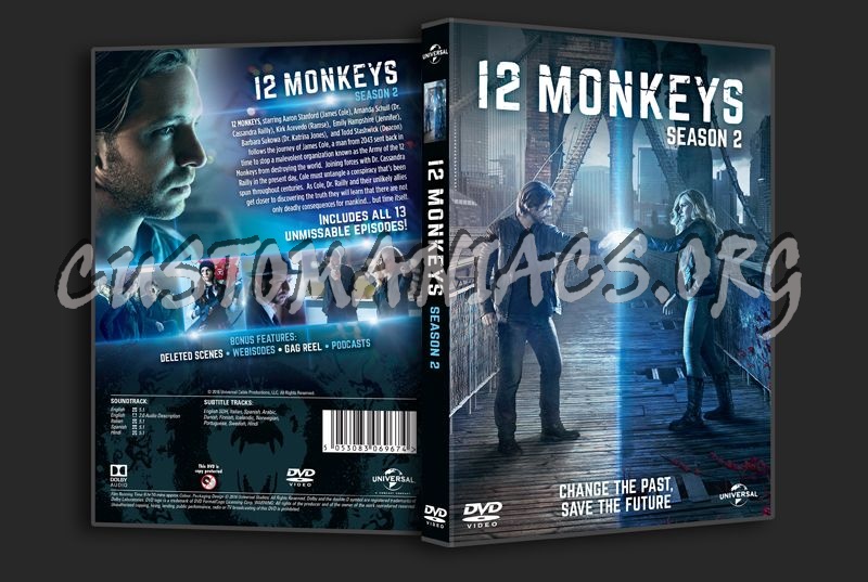 12 Monkeys Season 2 dvd cover