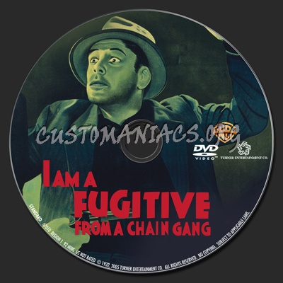 I Am a Fugitive from a Chain Gang dvd label