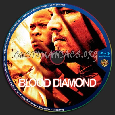 Blood Diamond blu-ray label