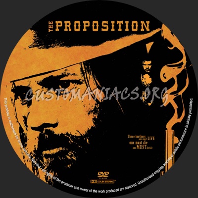 The Proposition dvd label