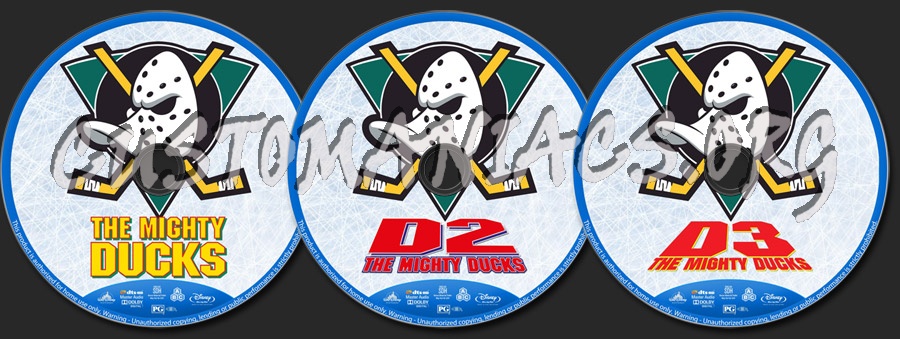 The Mighty Ducks Collection blu-ray label