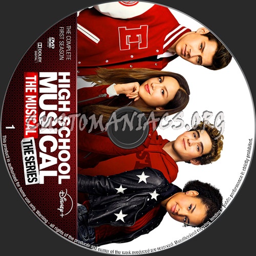 High School Musical The Series Season 1 dvd label