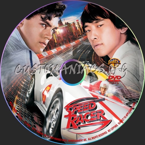 Speed Racer dvd label