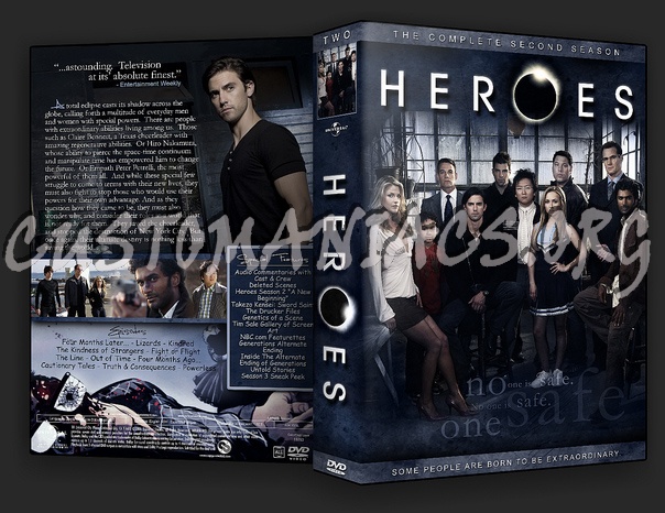 Heroes Season Two dvd cover