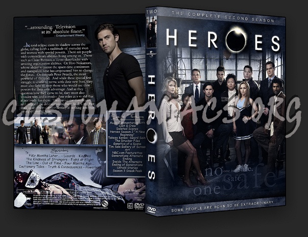 Heroes Season Two dvd cover