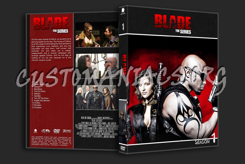 Blade The Series dvd cover