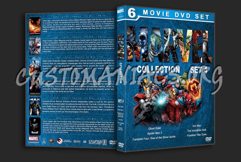 Marvel Collection - Set 4 dvd cover