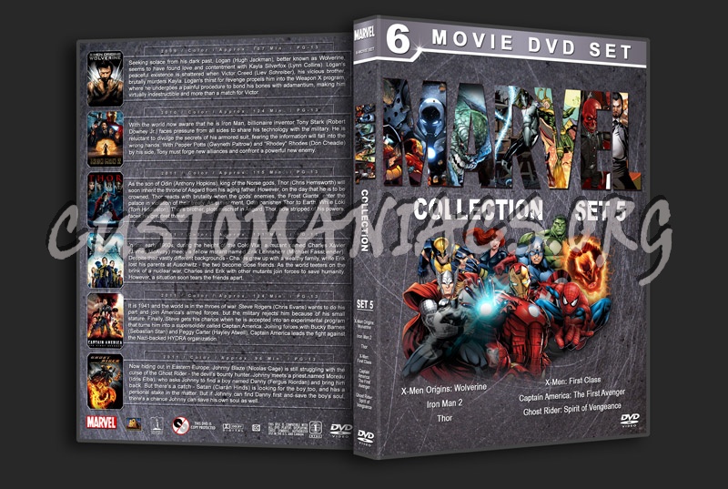 Marvel Collection - Set 5 dvd cover