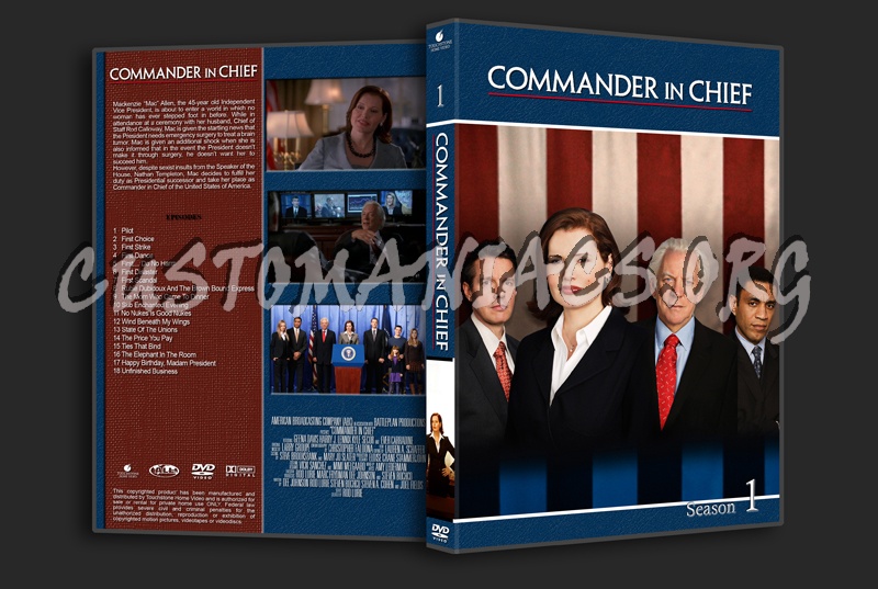 Commander In Chief dvd cover
