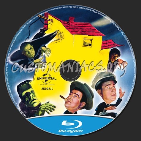 Abbott & Costello Meet Frankenstein blu-ray label