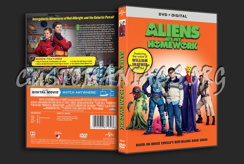 Aliens Ate My Homework dvd cover