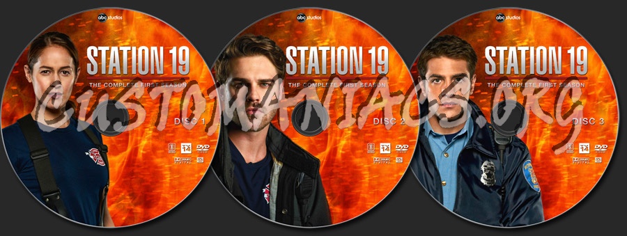 Station 19 Season 1 dvd label DVD Covers Labels by Customaniacs id 268065 free download highres dvd label