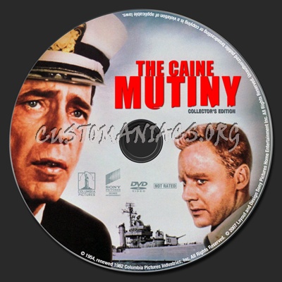 The Caine Mutiny dvd label