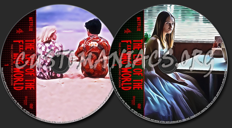 The End Of The F***ing World Seasons 1-2 dvd label
