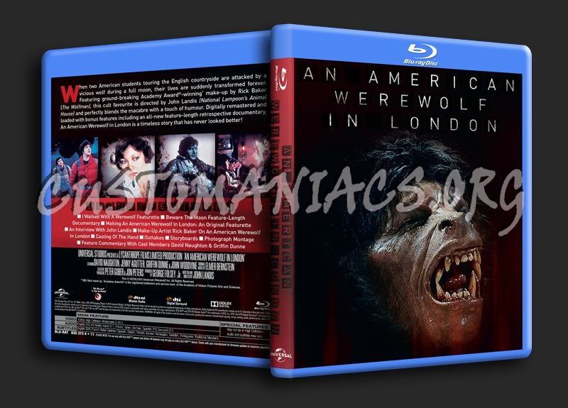 An American Werewolf in London blu-ray cover