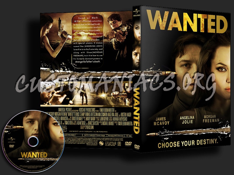 Wanted dvd cover