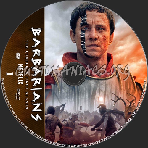 Barbarians Season 1 dvd label