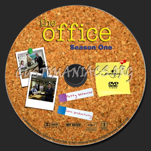 The Office Season One dvd label