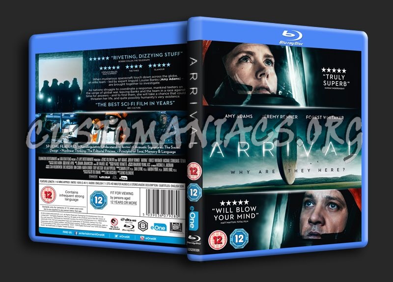 Arrival blu-ray cover