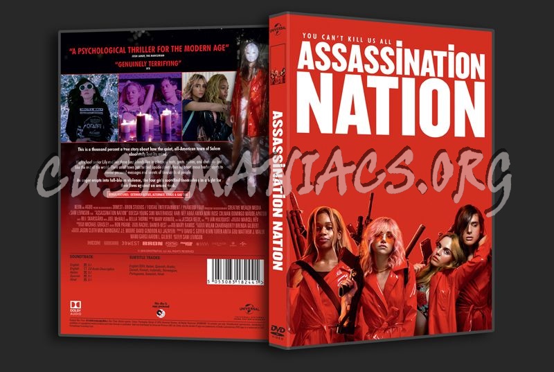 Assassination Nation dvd cover