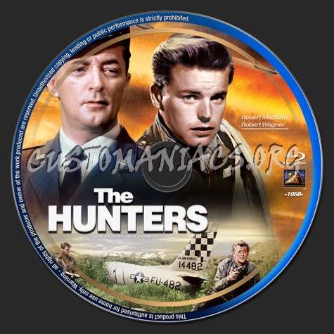 The Hunters (1958) blu-ray label