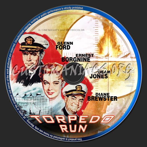 Torpedo Run (1958) blu-ray label