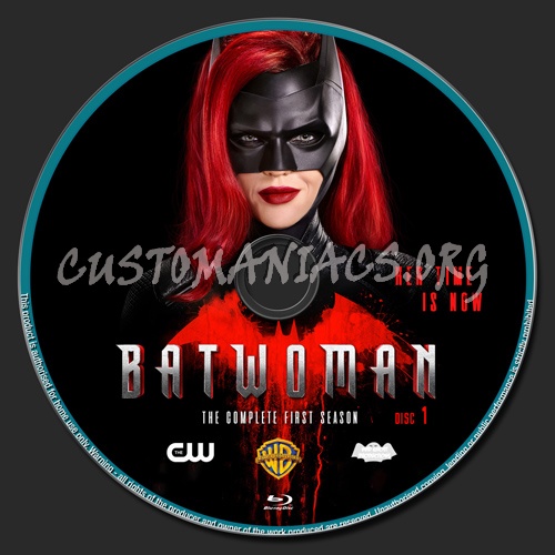 Batwoman Season 1 blu-ray label