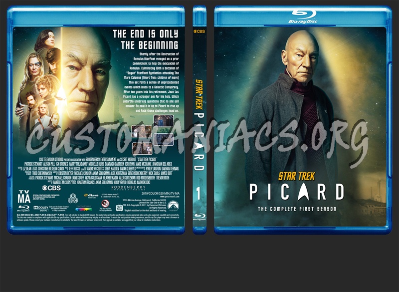 Star Trek Picard Season 1 blu-ray cover