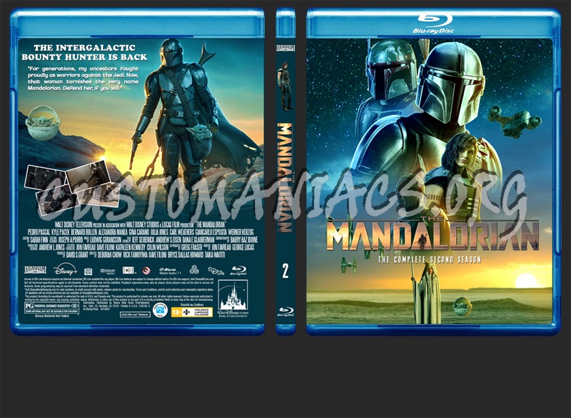 The Mandalorian Season 2 blu-ray cover