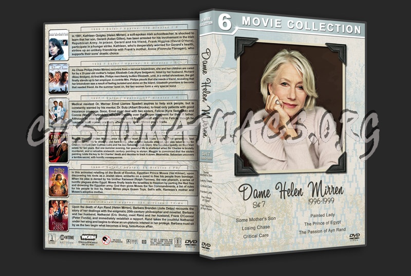 Dame Helen Mirren Filmography - Set 7 (1996-1999) dvd cover