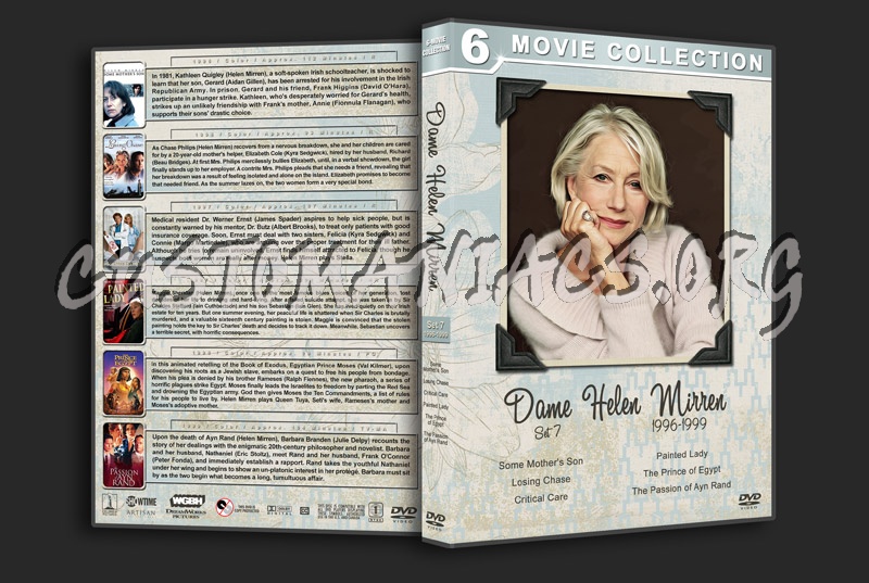 Dame Helen Mirren Filmography - Set 7 (1996-1999) dvd cover