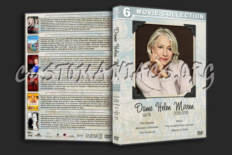 Dame Helen Mirren Filmography - Set 13 (2013-2015) dvd cover