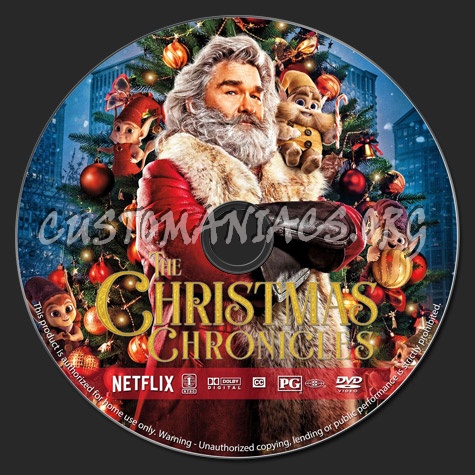The Christmas Chronicles dvd label